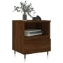 Mesitas noche 2 uds madera ingeniería marrón roble 40x35x50 cm de , Mesitas de noche - Ref: Foro24-830619, Precio: 78,76 €, D...