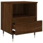 Mesitas noche 2 uds madera ingeniería marrón roble 40x35x50 cm de , Mesitas de noche - Ref: Foro24-830619, Precio: 78,76 €, D...