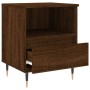 Mesitas noche 2 uds madera ingeniería marrón roble 40x35x50 cm de , Mesitas de noche - Ref: Foro24-830619, Precio: 79,81 €, D...