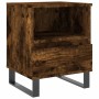Mesita de noche madera de ingeniería roble ahumado 40x35x50 cm de , Mesitas de noche - Ref: Foro24-830646, Precio: 43,63 €, D...