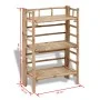 Estantería de bambú con 3 niveles para plantas de vidaXL, Soportes para macetas - Ref: Foro24-41494, Precio: 87,52 €, Descuen...
