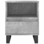 Mesita de noche madera de ingeniería gris hormigón 40x35x50 cm de , Mesitas de noche - Ref: Foro24-830644, Precio: 53,98 €, D...