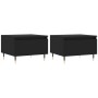 Mesas de centro 2 uds madera de ingeniería negro 50x46x35 cm de , Mesas de centro - Ref: Foro24-830847, Precio: 57,11 €, Desc...