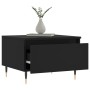 Mesas de centro 2 uds madera de ingeniería negro 50x46x35 cm de , Mesas de centro - Ref: Foro24-830847, Precio: 57,11 €, Desc...
