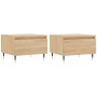 Mesas de centro 2 uds madera ingeniería roble Sonoma 50x46x35cm de , Mesas de centro - Ref: Foro24-830851, Precio: 55,10 €, D...
