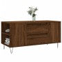 Mesa de centro madera de ingeniería marrón roble 102x44,5x50 cm de , Mesas de centro - Ref: Foro24-831003, Precio: 81,34 €, D...