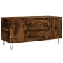 Mesa de centro madera ingeniería roble ahumado 102x44,5x50 cm de , Mesas de centro - Ref: Foro24-831001, Precio: 75,89 €, Des...