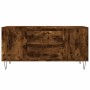 Mesa de centro madera ingeniería roble ahumado 102x44,5x50 cm de , Mesas de centro - Ref: Foro24-831001, Precio: 75,89 €, Des...