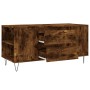 Mesa de centro madera ingeniería roble ahumado 102x44,5x50 cm de , Mesas de centro - Ref: Foro24-831001, Precio: 75,89 €, Des...