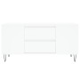 Mesa de centro madera de ingeniería blanco 102x44,5x50 cm de , Mesas de centro - Ref: Foro24-830996, Precio: 78,77 €, Descuen...