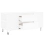Mesa de centro madera de ingeniería blanco 102x44,5x50 cm de , Mesas de centro - Ref: Foro24-830996, Precio: 78,77 €, Descuen...