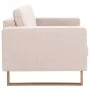 Sofá de 3 plazas de tela color crema de , Sofás - Ref: Foro24-281382, Precio: 402,01 €, Descuento: %