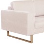 Sofá de 3 plazas de tela color crema de , Sofás - Ref: Foro24-281382, Precio: 407,06 €, Descuento: %