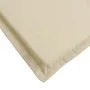 Cojín de tumbona de tela Oxford beige 186x58x3 cm de , Cojines para sillas y sofás - Ref: Foro24-314161, Precio: 51,56 €, Des...