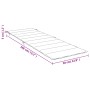 Cojín de tumbona de tela Oxford beige 186x58x3 cm de , Cojines para sillas y sofás - Ref: Foro24-314161, Precio: 36,92 €, Des...