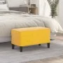 Banco de terciopelo amarillo 70x35x41 cm de , Bancos - Ref: Foro24-349403, Precio: 48,48 €, Descuento: %