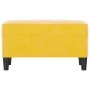Banco de terciopelo amarillo 70x35x41 cm de , Bancos - Ref: Foro24-349403, Precio: 48,48 €, Descuento: %