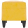 Banco de terciopelo amarillo 70x35x41 cm de , Bancos - Ref: Foro24-349403, Precio: 49,23 €, Descuento: %