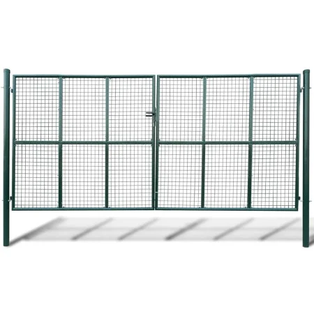 Verja mallada para el jardín, 415 x 225 cm / 400 x 175 cm de vidaXL, Puertas de jardín - Ref: Foro24-141392, Precio: 629,08 €...