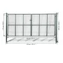 Verja mallada para el jardín, 415 x 225 cm / 400 x 175 cm de vidaXL, Puertas de jardín - Ref: Foro24-141392, Precio: 629,08 €...