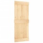 Puerta corredera con herrajes madera maciza de pino 85x210 cm en Puertas | Comprar online en Foru.es