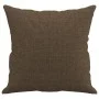 Cojines decorativos 2 uds tela marrón 40x40 cm de , Cojines - Ref: Foro24-349474, Precio: 22,17 €, Descuento: %