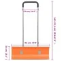 Pala de nieve de mango extensible lámina de acero naranja 96 cm by , snow shovels - Ref: Foro24-364818, Price: 76,65 €, Disco...