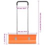 Pala de nieve de mango extensible lámina de acero naranja 96 cm de , Palas para nieve - Ref: Foro24-364818, Precio: 95,63 €, ...