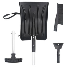 Kit de pala quitanieves 3 en 1 aluminio negro de , Palas para nieve - Ref: Foro24-364824, Precio: 26,85 €, Descuento: %