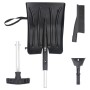 Kit de pala quitanieves 3 en 1 aluminio negro de , Palas para nieve - Ref: Foro24-364824, Precio: 26,85 €, Descuento: %
