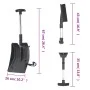 3 in 1 black aluminum snow shovel kit by , snow shovels - Ref: Foro24-364824, Price: 28,70 €, Discount: %