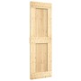 Puerta corredera con herrajes madera maciza de pino 70x210 cm en Puertas | Comprar online en Foru.es