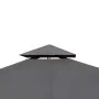 Cenador con tejado 3x3 m gris oscuro de vidaXL, Carpas y cenadores - Ref: Foro24-41451, Precio: 243,59 €, Descuento: %