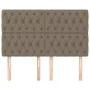 Cabeceros 4 unidades tela gris taupe 72x7x78/88 cm de , Cabeceros y pies de cama - Ref: Foro24-3116670, Precio: 147,03 €, Des...