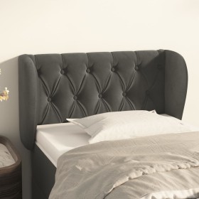 Cabecero de terciopelo gris oscuro 83x23x78/88 cm de , Cabeceros y pies de cama - Ref: Foro24-3117511, Precio: 52,83 €, Descu...