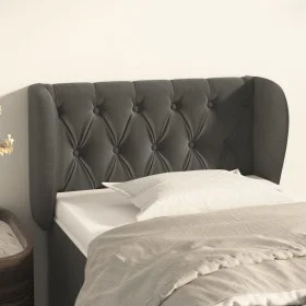Cabecero de terciopelo gris oscuro 83x23x78/88 cm de , Cabeceros y pies de cama - Ref: Foro24-3117511, Precio: 51,99 €, Descu...