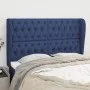 Headboard with blue fabric ears 147x23x118/128 cm by , Headboards and footboards - Ref: Foro24-3118296, Price: 135,70 €, Disc...
