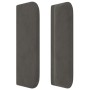 Cabecero de terciopelo gris oscuro 83x16x78/88 cm de , Cabeceros y pies de cama - Ref: Foro24-3119135, Precio: 52,26 €, Descu...