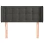 Dunkelgraues Samtkopfteil 83x16x78/88 cm von , Kopf- und Fußteile - Ref: Foro24-3119233, Preis: 46,49 €, Rabatt: %
