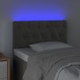 Cabecero con LED de terciopelo gris oscuro 80x7x78/88 cm de , Cabeceros y pies de cama - Ref: Foro24-3121979, Precio: 45,75 €...