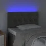 Cabecero con LED de terciopelo gris oscuro 80x7x78/88 cm de , Cabeceros y pies de cama - Ref: Foro24-3121979, Precio: 48,10 €...
