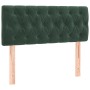Cabecero con LED de terciopelo verde oscuro 90x7x78/88 cm de , Cabeceros y pies de cama - Ref: Foro24-3121987, Precio: 58,59 ...