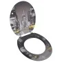 MDF wooden toilet seat, with New York model by vidaXL, Toilet and bidet seats - Ref: Foro24-141481, Price: 44,53 €, Discount: %