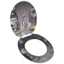 Tapa de wc de madera MDF, con modelo de Nueva York de vidaXL, Asientos de inodoros y bidés - Ref: Foro24-141481, Precio: 41,4...