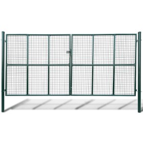 Puerta de malla de jardín 415x250 cm / 400x200 cm de vidaXL, Puertas de jardín - Ref: Foro24-141393, Precio: 597,62 €, Descue...
