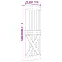 Puerta corredera con herrajes madera maciza de pino 70x210 cm en Puertas | Comprar online en Foru.es