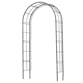 Nature Black metal garden arch 229x38x113 cm by Nature, Pergolas, arches and garden trellises - Ref: Foro24-403654, Price: 11...