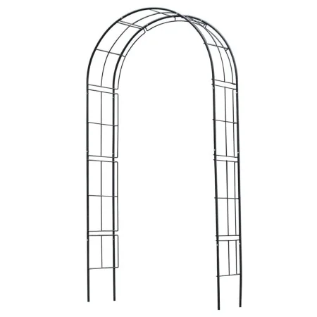 Nature Arco para jardín de metal negro 229x38x113 cm de Nature, Pérgolas, arcos y enrejados de jardín - Ref: Foro24-403654, P...