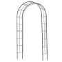 Nature Arco para jardín de metal negro 229x38x113 cm de Nature, Pérgolas, arcos y enrejados de jardín - Ref: Foro24-403654, P...