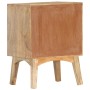 Mesita de noche de madera maciza de mango 40x35x55 cm de vidaXL, Mesitas de noche - Ref: Foro24-286464, Precio: 132,93 €, Des...